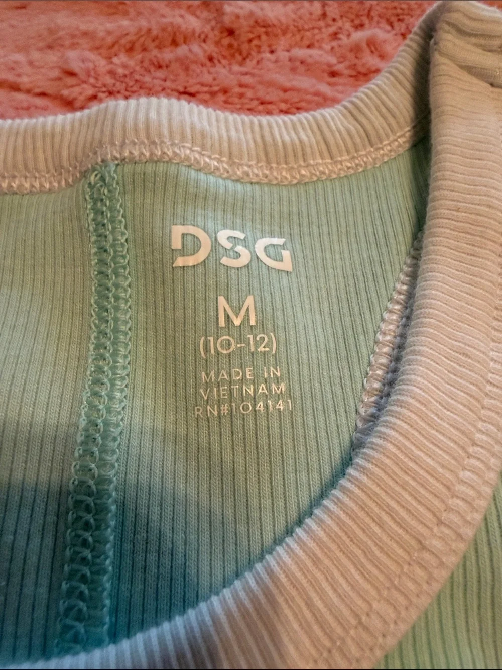DSG Mint Ribbed Tank with Multicolor Shorts